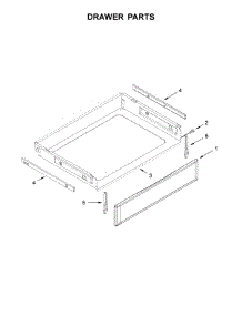 Drawer Parts parts for Kitchenaid Electric Range YKFEG500ESS2 from AppliancePartsPros.com