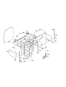 Tub parts for Bosch Dishwasher SHY56A05UC/23 from AppliancePartsPros.com