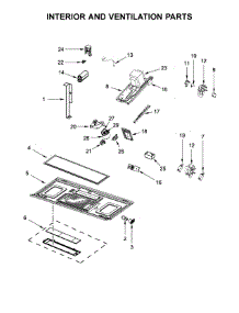 Interior And Ventilation Parts parts for Maytag Microwave/Hood Combo MMV5220FZ2 from AppliancePartsPros.com