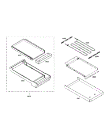 Grille parts for Thermador Gas Range PRG364EDH01 from AppliancePartsPros.com