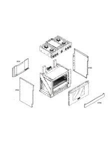 Cabinet Parts parts for Thermador Gas Range PRG364EDH01 from AppliancePartsPros.com