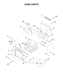 Oven Parts parts for Kitchenaid Range KDRS407VSD01 from AppliancePartsPros.com