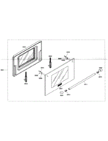 Door Assy parts for Thermador Gas Range PRG364EDH02 from AppliancePartsPros.com