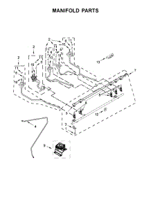 Manifold Parts parts for Kitchenaid Range KSDB900ESS2 from AppliancePartsPros.com