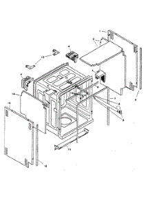 Tank Assy parts for Bosch Dishwasher SHU6805UC/06 from AppliancePartsPros.com