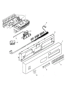 Fascia Panel parts for Bosch Dishwasher SHU6805UC/06 from AppliancePartsPros.com