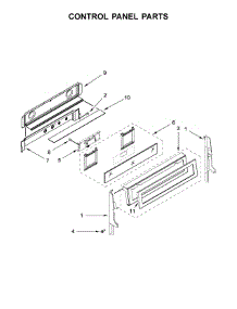 Control Panel Parts parts for Kitchenaid Gas Range KFGD500EBS00 from AppliancePartsPros.com