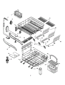 Racks parts for Bosch Dishwasher SHU6806UC/06 from AppliancePartsPros.com