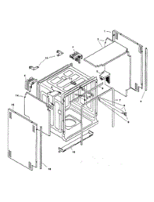 Tank Assy parts for Bosch Dishwasher SHU6806UC/06 from AppliancePartsPros.com