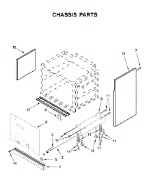 Chassis Parts parts for Kitchenaid Range KDRS467VMB00 from AppliancePartsPros.com
