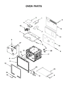Oven Parts parts for Kitchenaid Range KDRS467VMB00 from AppliancePartsPros.com