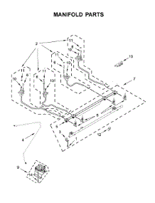 Manifold Parts parts for Jenn-Air Range JDS1750FS0 from AppliancePartsPros.com