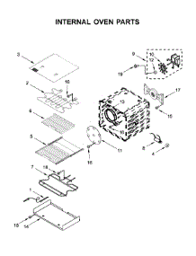 Internal Oven Parts parts for Kitchenaid Range KDRS467VMB00 from AppliancePartsPros.com