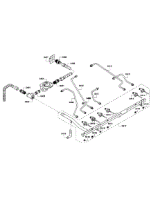 Gas Supplay 1 parts for Thermador Gas Range PRG486EDPG/01 from AppliancePartsPros.com