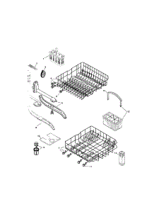 Racks parts for Bosch Dishwasher SHU8802UC/12 / FD 8105 from AppliancePartsPros.com