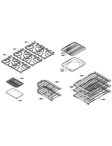 Racks / Shelfs parts for Thermador Gas Range PRG486EDPG/01 from AppliancePartsPros.com