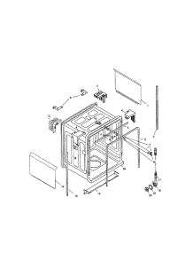 Tank Assembly parts for Bosch Dishwasher SHU8802UC/12 / FD 8105 from AppliancePartsPros.com