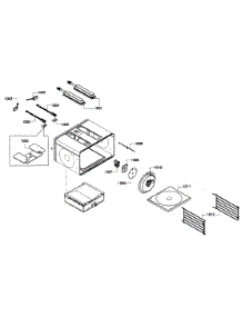 Large Oven parts for Thermador Gas Range PRG486EDPG/01 from AppliancePartsPros.com