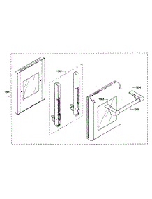 Small Door parts for Thermador Gas Range PRG486EDPG/01 from AppliancePartsPros.com