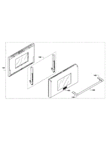 Large Door parts for Thermador Gas Range PRG486EDPG/01 from AppliancePartsPros.com