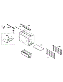 Small Oven parts for Thermador Gas Range PRG486EDPG/01 from AppliancePartsPros.com