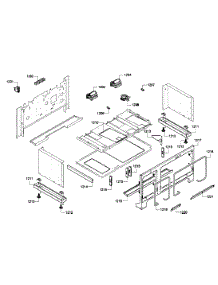 Frame Assy parts for Thermador Gas Range PRG486EDPG/01 from AppliancePartsPros.com