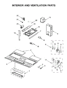 Interior And Ventilation Parts parts for Maytag Microwave/Hood Combo YMMV1174HK0 from AppliancePartsPros.com