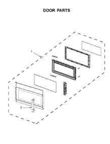 Door Parts parts for Maytag Microwave/Hood Combo YMMV1174HK0 from AppliancePartsPros.com