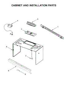 Cabinet And Installation Parts parts for Maytag Microwave/Hood Combo YMMV1174HK0 from AppliancePartsPros.com