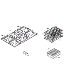 Racks / Shelfs parts for Thermador Gas Range PRG366EPG/01 from AppliancePartsPros.com