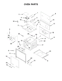 Oven Parts parts for Jenn-Air Range JGRP536WP02 from AppliancePartsPros.com
