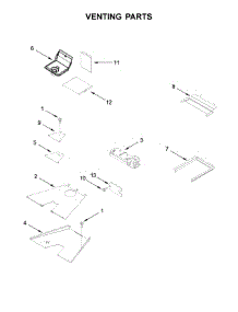 Venting Parts parts for Jenn-Air Range JGRP536WP02 from AppliancePartsPros.com