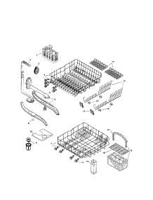 Racks parts for Bosch Dishwasher SHU9915UC/06 / FD 7908-8002 from AppliancePartsPros.com