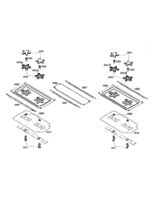Burners parts for Thermador Gas Range PRL304EG03 from AppliancePartsPros.com