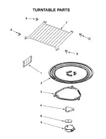 Turntable Parts parts for Maytag Microwave/Hood Combo MMV4205DW4 from AppliancePartsPros.com