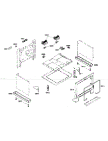 Oven Mounting parts for Thermador Gas Range PRL304EG04 from AppliancePartsPros.com