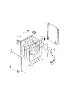 Tank Assembly parts for Bosch Dishwasher SHU9915UC/12 / FD 8003 from AppliancePartsPros.com