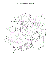48" Chassis Parts parts for Jenn-Air Range JGRP548WP02 from AppliancePartsPros.com