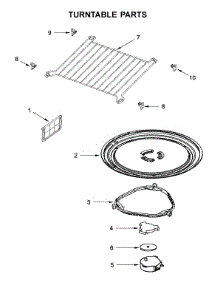 Turntable Parts parts for Maytag Microwave/Hood Combo MMV4205FZ5 from AppliancePartsPros.com