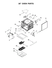 30" Oven Parts parts for Jenn-Air Range JGRP548WP02 from AppliancePartsPros.com