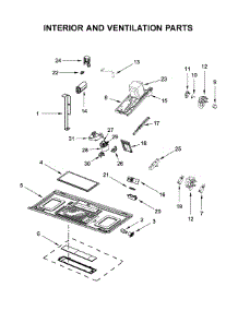 Interior And Ventilation Parts parts for Maytag Microwave/Hood Combo MMV4206FB2 from AppliancePartsPros.com