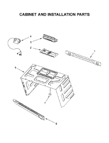 Cabinet And Installation Parts parts for Maytag Microwave/Hood Combo MMV4206FW1 from AppliancePartsPros.com
