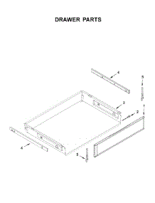 Drawer Parts parts for Kitchenaid Electric Range KFEG500EBS3 from AppliancePartsPros.com