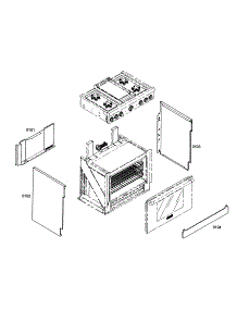 Outside Parts parts for Thermador Gas Range PRL364EDH02 from AppliancePartsPros.com