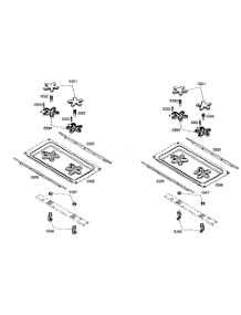 Burner Assy parts for Thermador Gas Range PRL364EDH02 from AppliancePartsPros.com