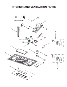 Interior And Ventilation Parts parts for Maytag Microwave/Hood Combo MMV4206FZ5 from AppliancePartsPros.com