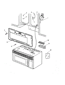 Installation parts for Maytag Microwave/Hood Combo MMV5165AA from AppliancePartsPros.com