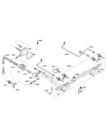 Gas Supplay parts for Thermador Gas Range PRL364GDH-01 from AppliancePartsPros.com