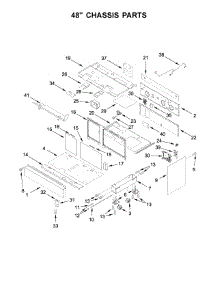 48" Chassis Parts parts for Jenn-Air Range JLRP548WP01 from AppliancePartsPros.com