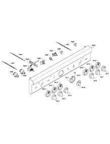 Control Panel parts for Thermador Gas Range PRL364GDH-01 from AppliancePartsPros.com